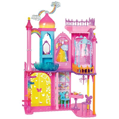 Barbie Gökkuşağı Krallığı Şatosu Oyun Seti