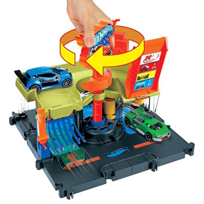 Hot Wheels Şehir Hayatı Serisi Araba Yıkama İstasyonu Oyun Seti HDR27