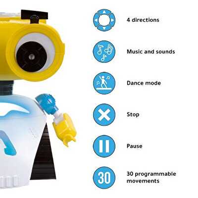 Xtrem Bots Yürüyebilen Kumandalı Fonksiyonlu Robot Andy