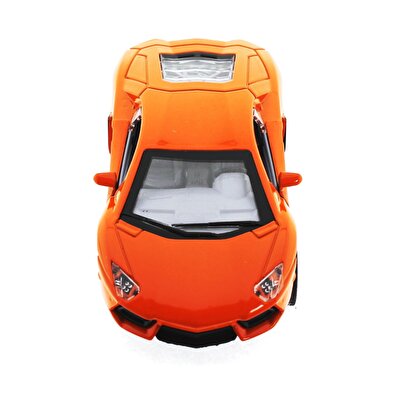 Diecast Sesli Işıklı Arabalar - Turuncu Lamborghini