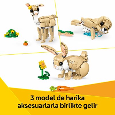 LEGO Creator 3'ü 1 Arada Arada Sevimli Tavşan 31162