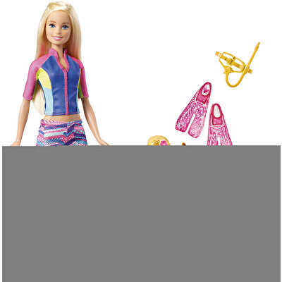 Barbie Sihirli Yunuslar Dalgıç Barbie Bebek