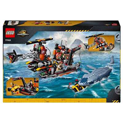 LEGO Jurassic World Mosasaurus Dinozor Tekne Saldırısı 77983