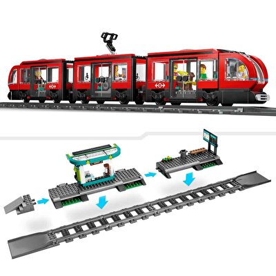 LEGO City Şehir Merkezi Tramvay İstasyonu 60423