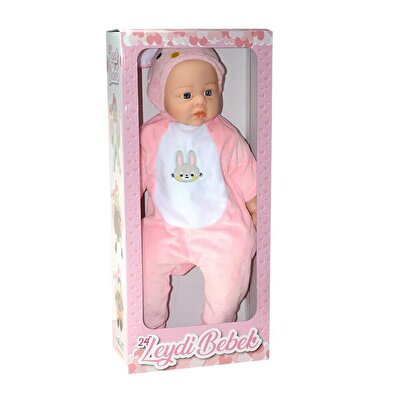 Peluş Tavşan Tulumlu Bebek 60 cm.