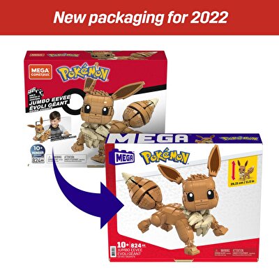 Mega Construx Pokemon Jumbo Eevee GMD34