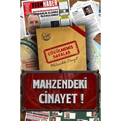 Çözülmemiş Davalar Mahzendeki Cinayet Dedektif Oyunu