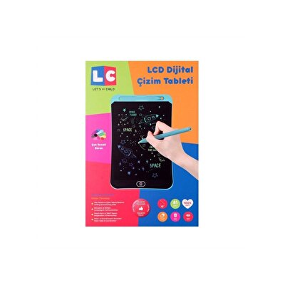 Lcd Dijital Çizim Tableti Turkuaz