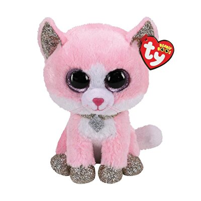 Ty Beanie Boo Fiona Pembe Kedi 24 cm.