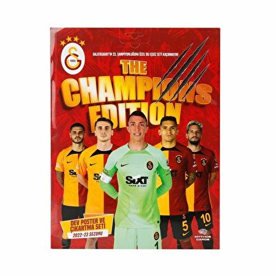 Galatasaray The Champions Edition 2022 23 Sezonu Dev Poster ve Çıkartma Seti
