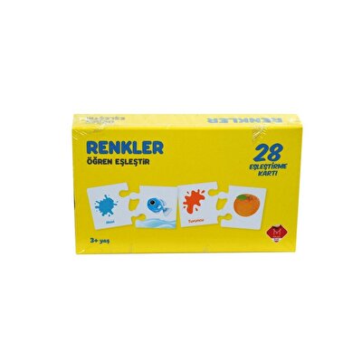 Renkler Öğren Eşleştir 3 Yaş ve Üzeri