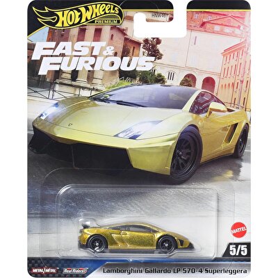 Hot Wheels Hızlı ve Öfkeli Premium Arabalar Lamborghini Gallardo LP 570-4 Superleggera JBM01