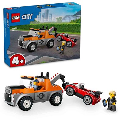 LEGO City Çekici Kamyon ve Spor Araba Tamiri 60435