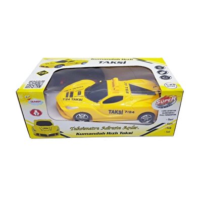 1:24 Ölçekli Full Fonksiyon Lüks Taksi Araba