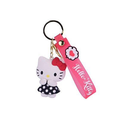 Hello Kitty ve Arkadaşları Anahtarlık CDU8 Hello Kitty Dot