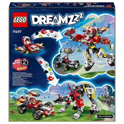 LEGO DREAMZzz Cooper’ın Kaplan Robotu ve Zero’nun Hot Rod Arabası 71497