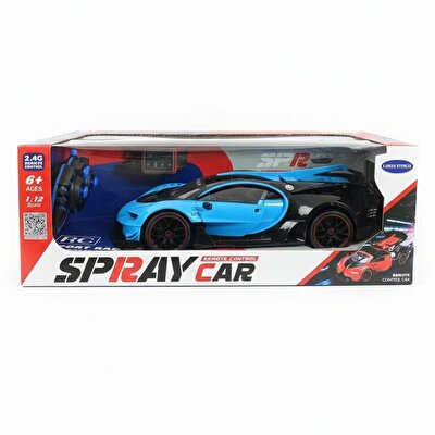 Şarjlı Bilek Kontrollü Duman Atan Uzaktan Kumandalı Araba Mavi