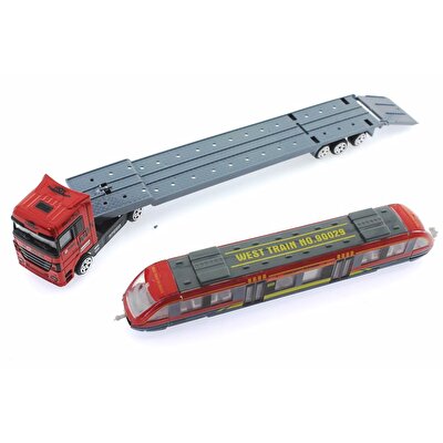 Road Masters Metro ve Çekici Kırmızı Vagonlu