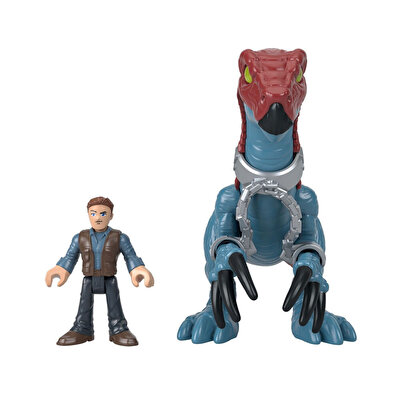 Imaginext Jurassic World Araçlar Therizinosaurus ve Owen GVV63