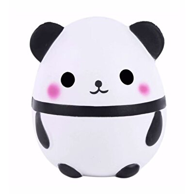 Büyük Squeeze Anahtarlık Yuvarlak Panda