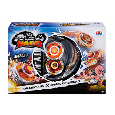 Infinity Nado Split Serisi 2'li Set Kaleido Fox & Basaltic Sword (Renkli Tilki & Bazalt Kol)