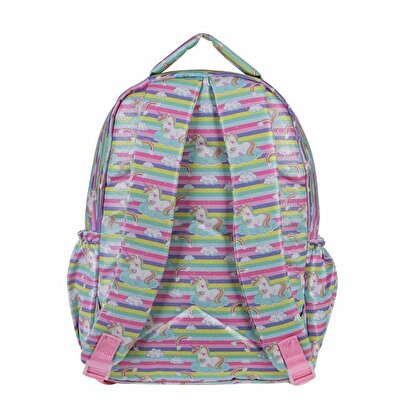 Kaukko Kids & Love Unicorn Sırt Çantası Aynalı Simli