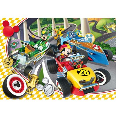 Clementoni Puzzle 60 Parça Mickey ve Roadstar Racers
