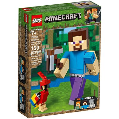 LEGO® Minecraft Papağanlı BigFig Steve 21148