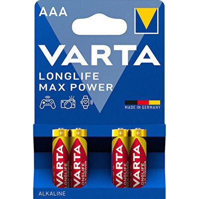 Varta Longlife Max Power İnce Pil 4 AAA