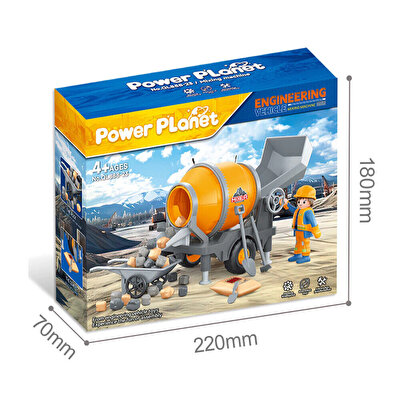 Power Planet Beton Mikseri Oyun Seti