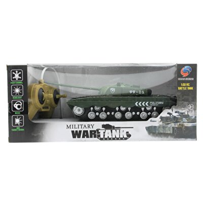 1:32 Ölçekli Uzaktan Kumandalı Tank - Yeşil Kamuflajlı