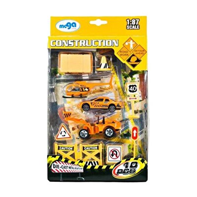 Metal İnşaat Set 10 Parça