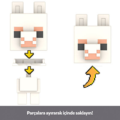 Minecraft Mini Figürler White Llama HJV19