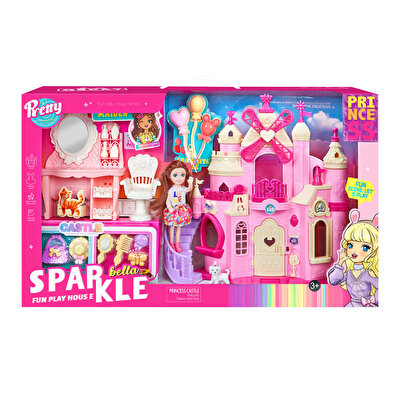 Sparkle Bella Princess Eğlenceli Kale Seti