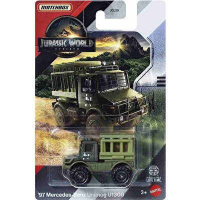 Matchbox Jurassi̇c World Model Araçlar 97 Mercedes-Benz Unimog U1300 JGL08