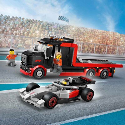 LEGO City Audi F1® Yarış Arabalı F1 Sergileme Kamyonu 60493