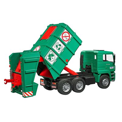Bruder MAN TGA Çöp Kamyonu Yeşill