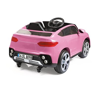 Dolu Grand Suv 12V Pembe Akülü Araba