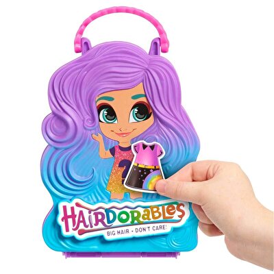 Hairdorables Sürpriz Bebekler S4 Mor Saçlı