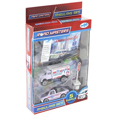Mega Metal Ambulans Seti 5 Parça