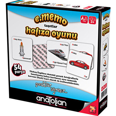 E.Memo Taşıtlar Hafıza Oyunu