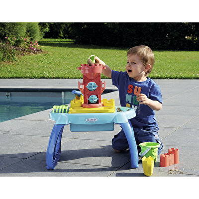 Ecoiffier Su ve Kum Aksesuarlı Oyun Masası