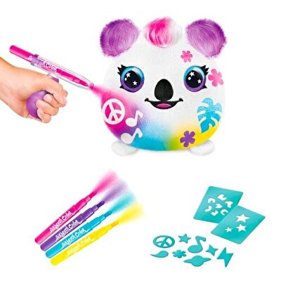 Airbrush Plush Sürpriz Squishy Paint Bucket Koala