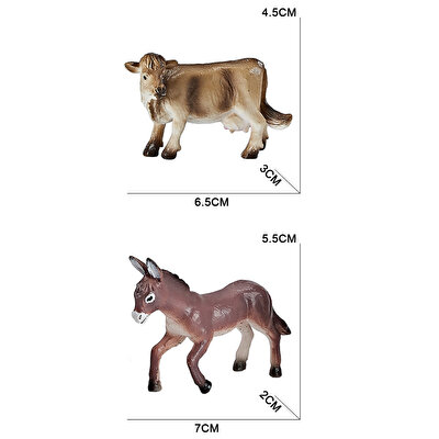 Tüpte Çiftlik Hayvanları Seti