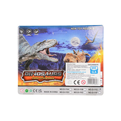 Dinozor Triceratops Figür Kahverengi