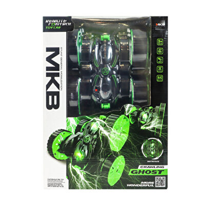 Uzaktan Kumandalı Crawling Ghost Akrobatik Araba 5588-709 Yeşil