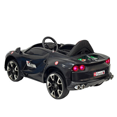 Favori Gt 12 Volt Akülü Araba Siyah