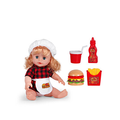 Maide Bebek Burger Yiyor Sarışın