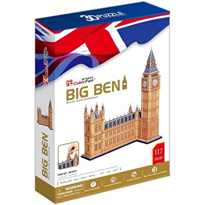 Cubic Fun 3D Puzzle 117 Parça Big Ben Saat Kulesi İngiltere