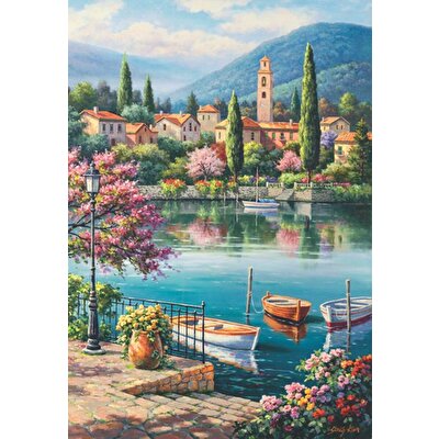 Anatolian 500 Parça Puzzle Gölde Akşamüstü